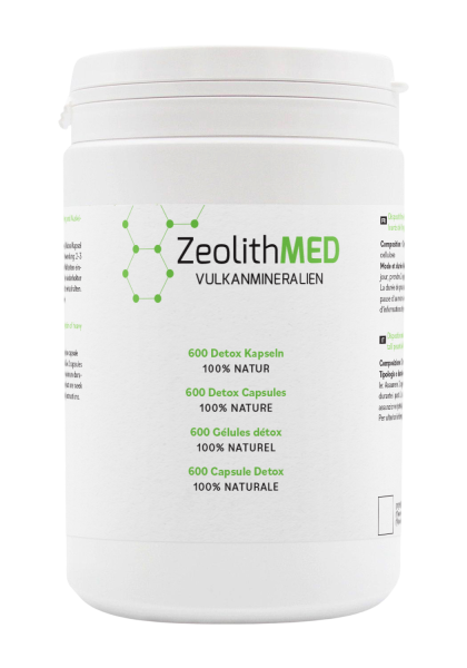 ZeolithMED Detox-Kapseln 2 x 600 Stück