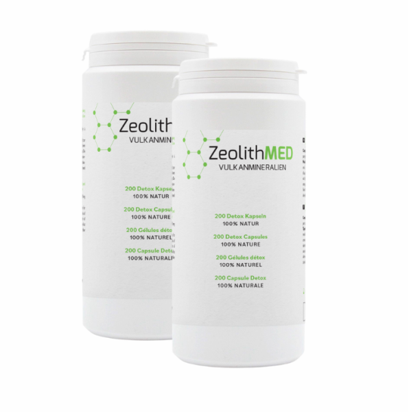 ZeolithMED Detox-Kapseln 2 x 200 Stück