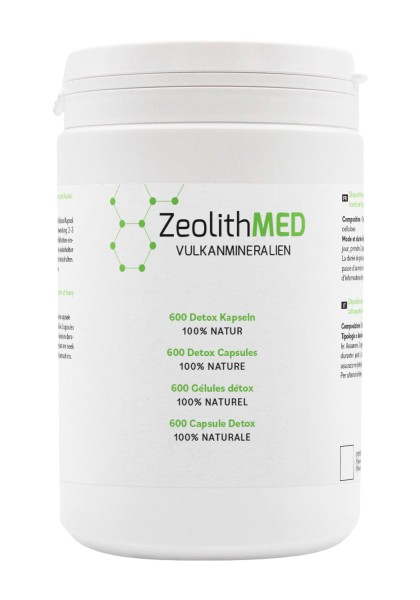 MDR ZeolithMED Detox-Kapseln 600 Stück