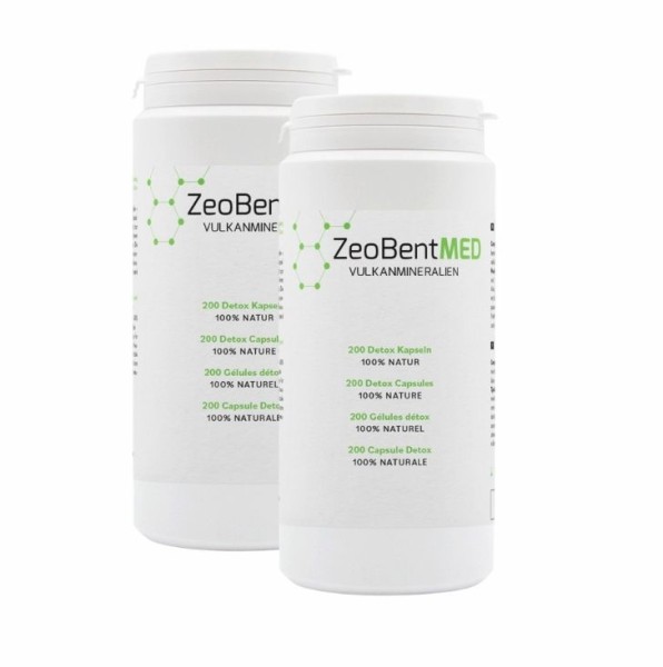 ZeobentMED Detox-Kapseln 2 x 200 Stück