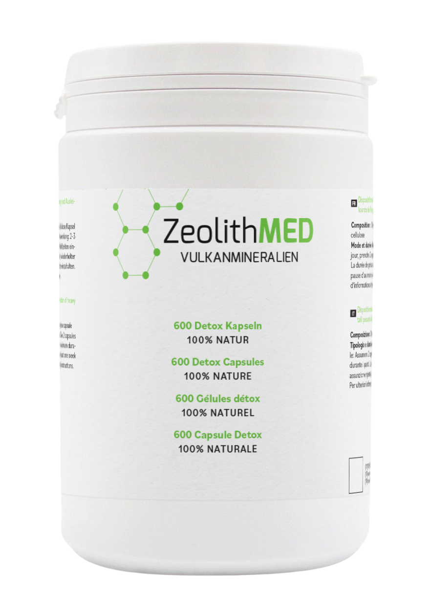 ZeolithMED Detox-Kapseln 600 Stück