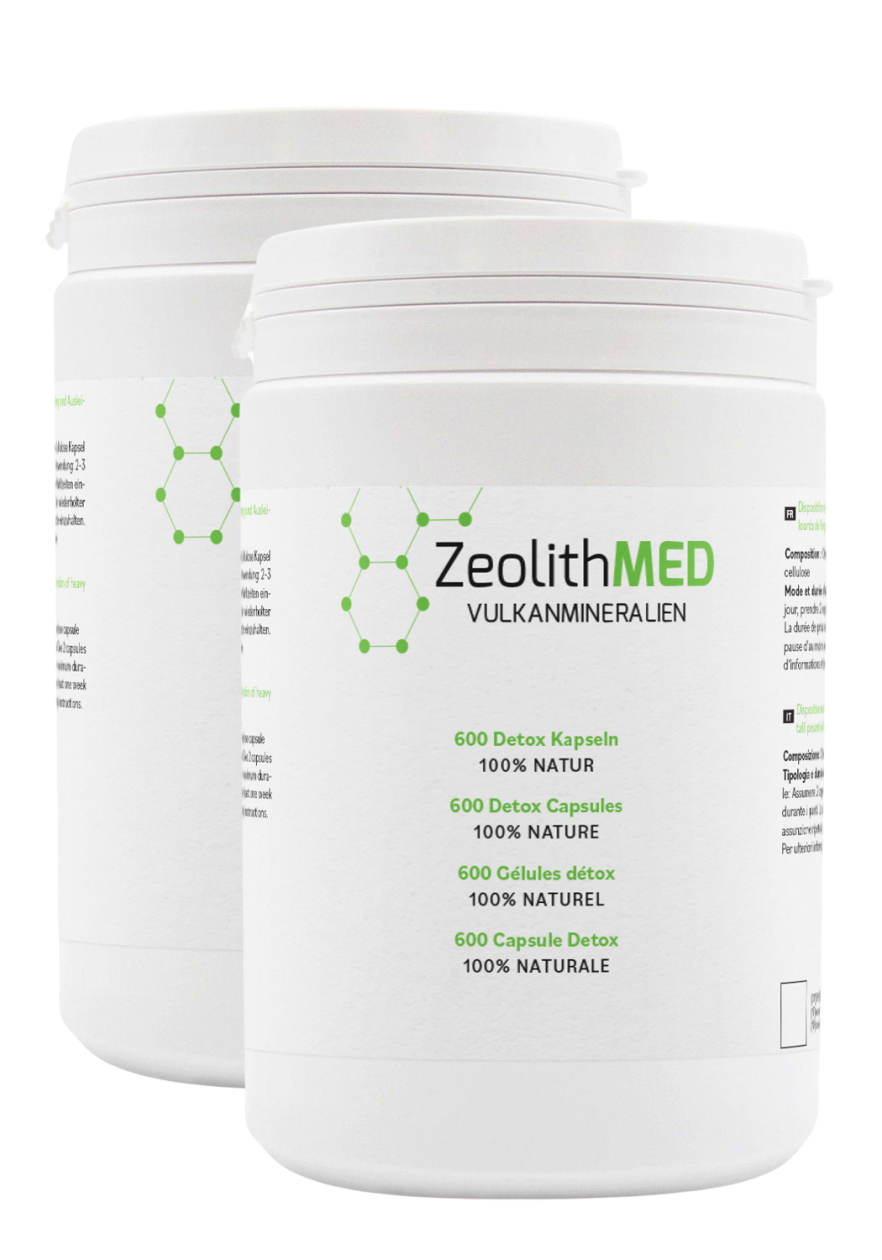 ZeolithMED Detox-Kapseln 2 x 600 Stück