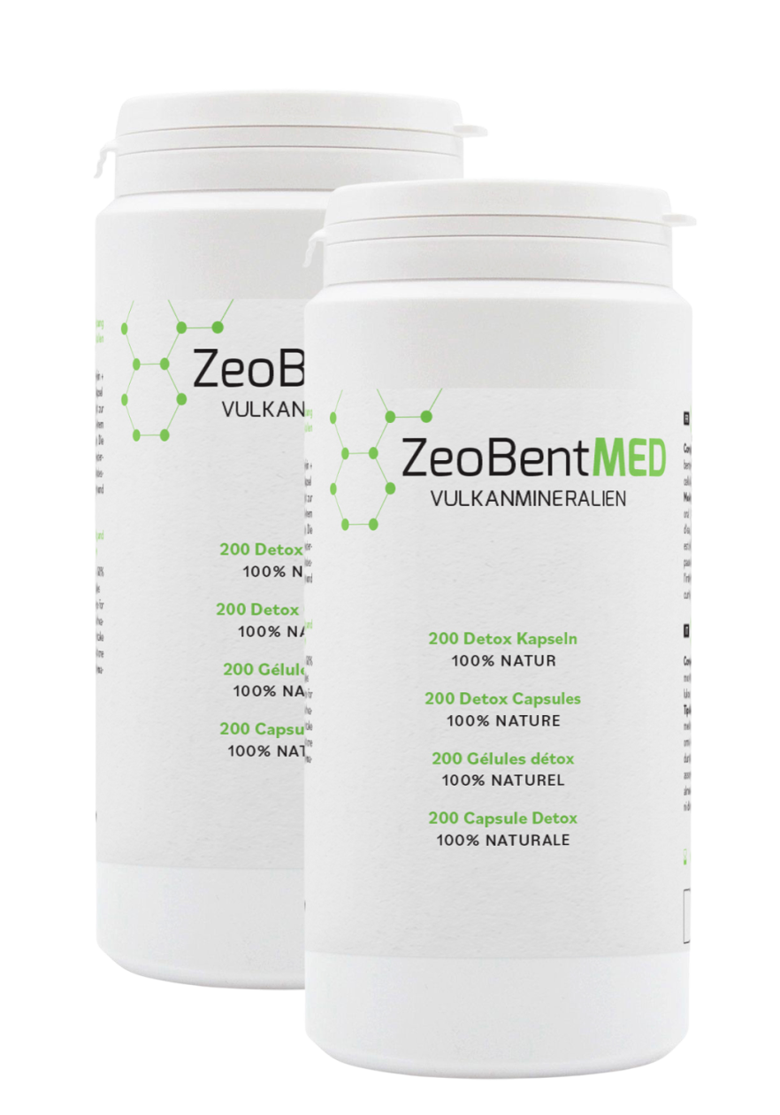 ZeobentMED Detox-Kapseln 2 x 200 Stück