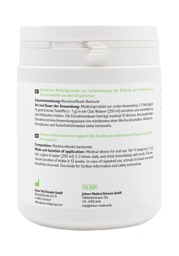 BentonitMED Detox-Pulver 400g - Image 3