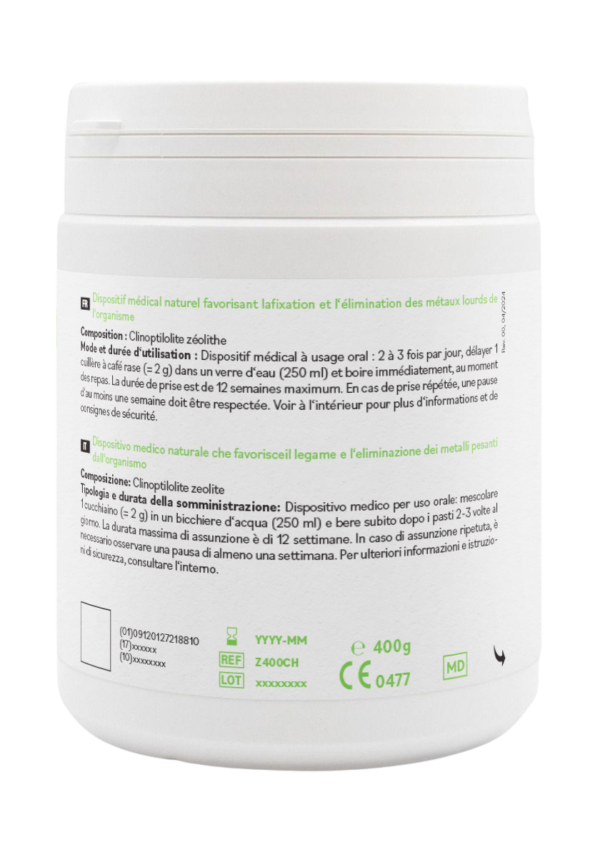 ZeolithMED Detox-Pulver 400g - Image 2