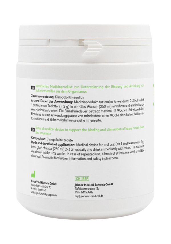 ZeolithMED Detox-Pulver 400g - Image 3
