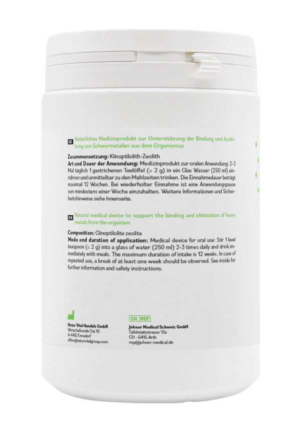 ZeolithMED Detox-Pulver 650g - Image 3
