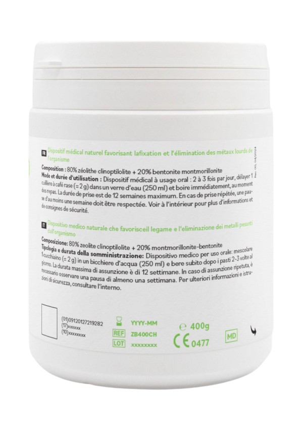 ZeoBentMED Detox-Pulver 2 x 400g - Image 2