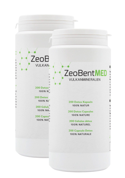 ZeobentMED Detox-Kapseln 2 x 200 Stück